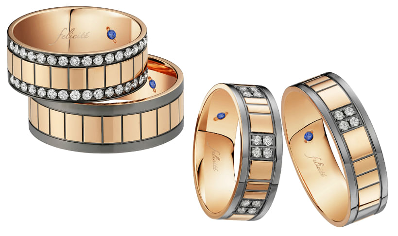 Goldheart Jewelry new wedding band collections FELICITE BEAM
